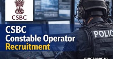 Csbc Constable Operator Recruitment