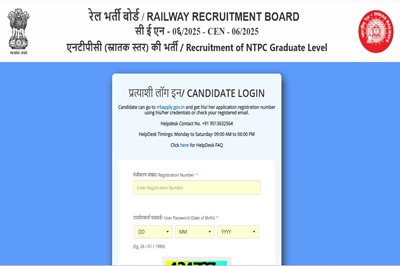 Rrb Ntpc Graduate Level Cbt-I Admit Card