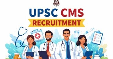 Upsc Cms Recruitment