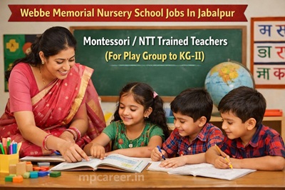 Webbe Memorial Nursery School Jobs In Jabalpur