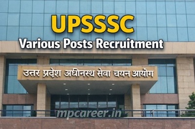 Upsssc Various Posts Recruitment