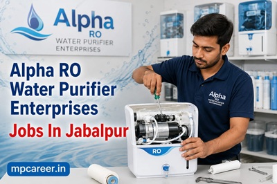 Alpha Ro Water Purifier Enterprises Jobs In Jabalpur