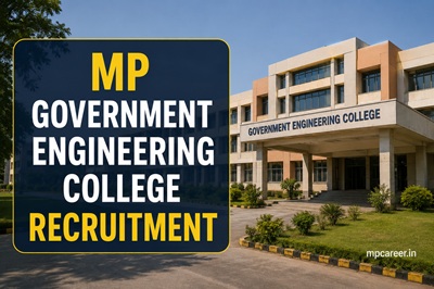 Mp Govt Engineering College Recruitment