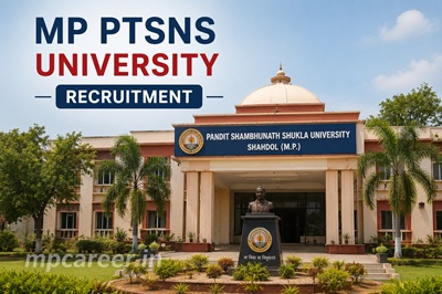 Mp Ptsns University Recruitment