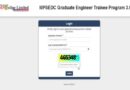 Mpsedc Graduate Engineer Trainee Program 3.0 Admit Card