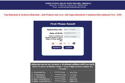 Mpesb Forest Guard And Jail Prahari Result