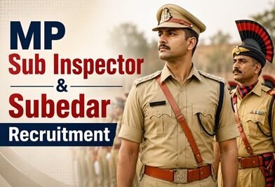 Mp Sub Inspector & Subedar Recruitment 2026 – म.प्र. में सब इंस्पेक्टर-सूबेदार के 507 पदों पर भर्ती